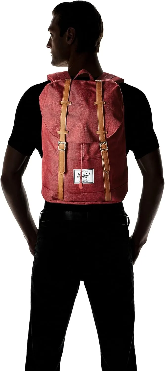 Herschel Retreat Rugzak Classic 19.5L Zwart Bruin Crosshatch