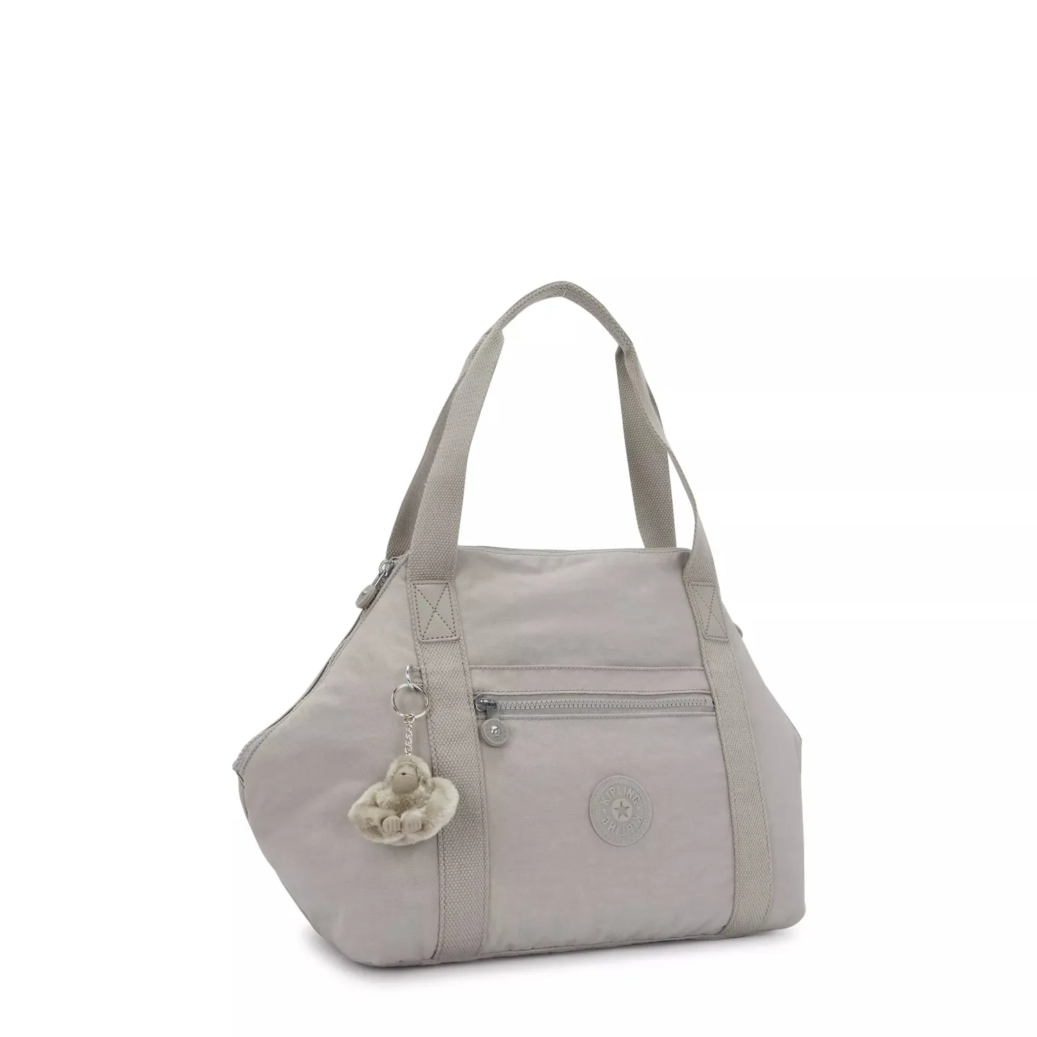 Kipling Art schoudertas medium grey gris verstelbaar