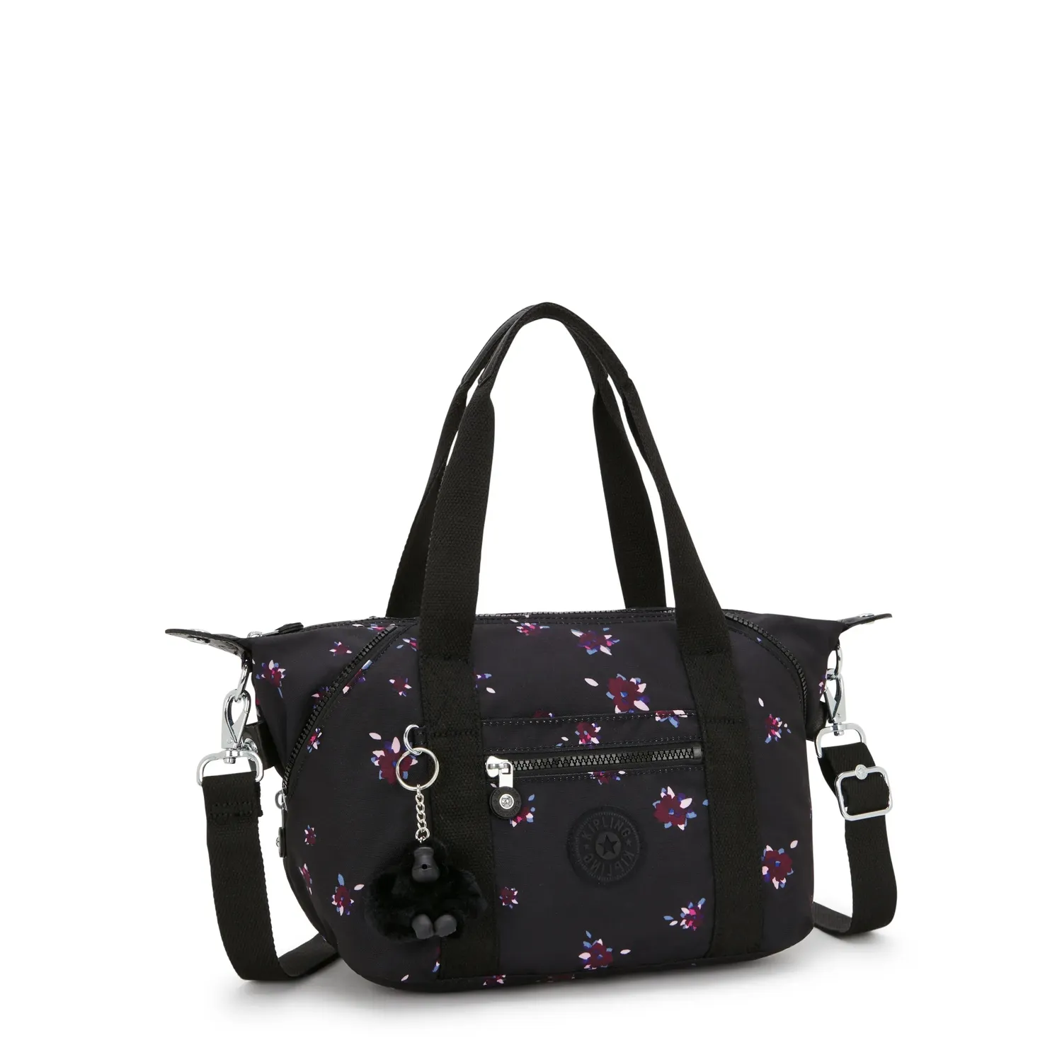 Kipling Art Mini schoudertas Night Flower verstelbaar
