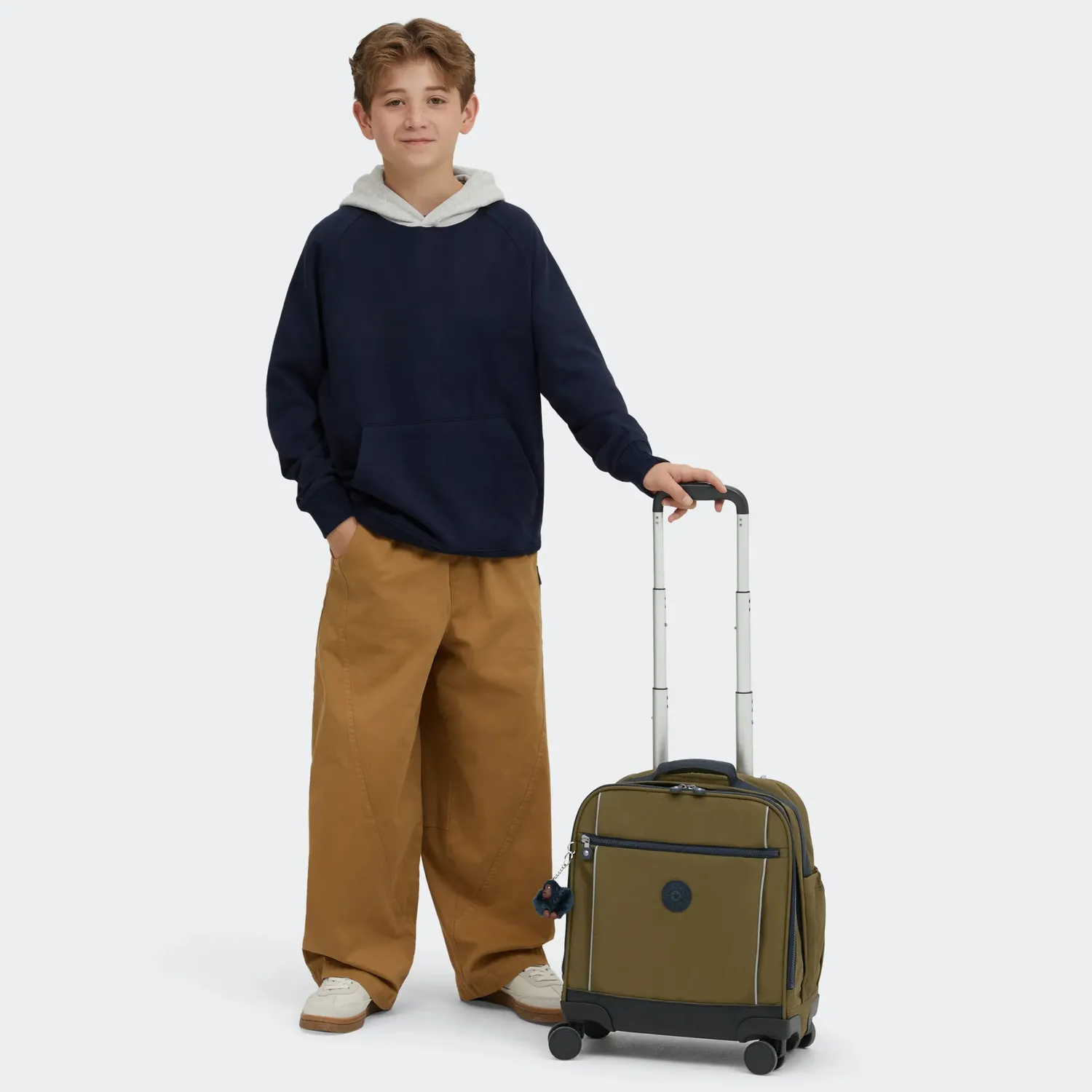 Kipling New Storia S schooltrolley Treasure Green 13 inch
