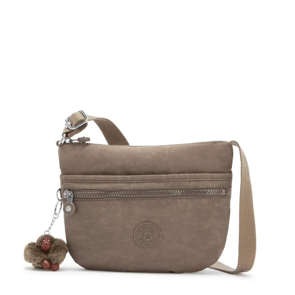 Kipling Arto S crossbodytje True Beige klein beige