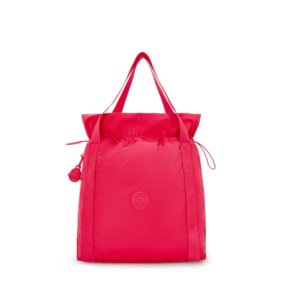 Kipling Elmar Medium shopper Simply Fuchsia A4 koordsluiting
