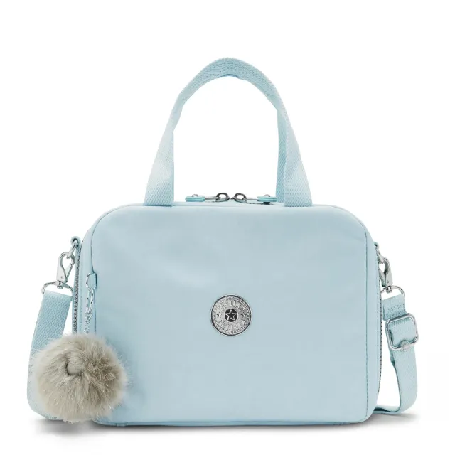 Kipling Miyo lunchtas Groot Bridal Blue geïsoleerd