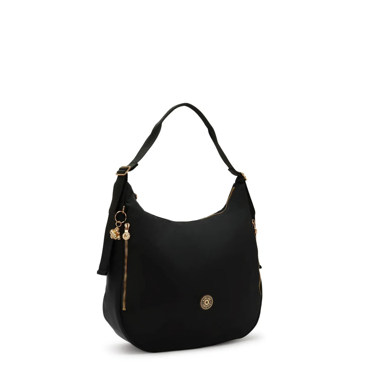 Kipling Khloe schoudertas Blush Gold Black groot