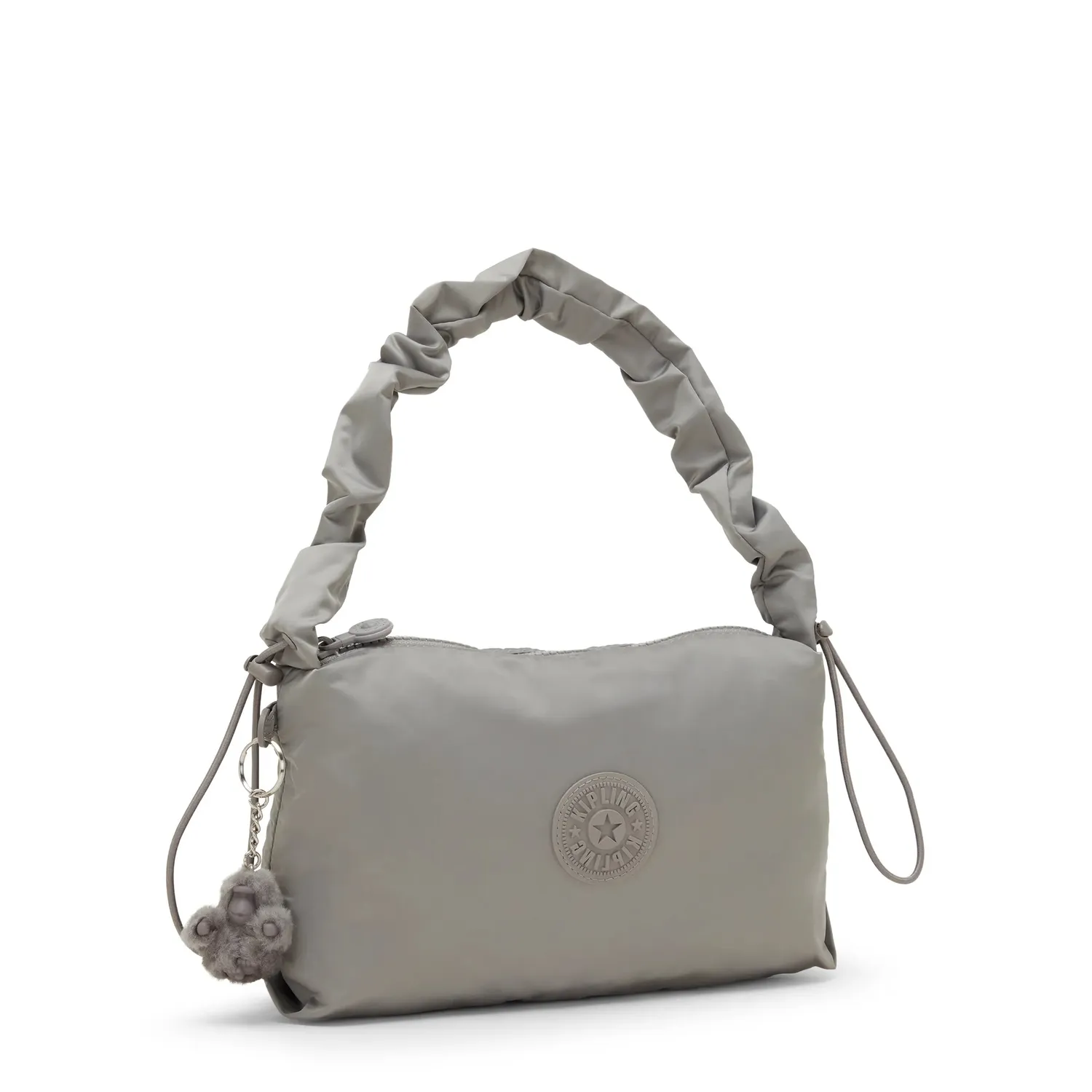Kipling Eleni kleine schoudertas Entirely Grey met rits