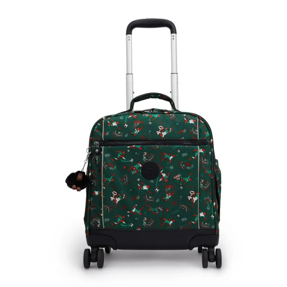 Kipling New Storia S trolley Soccer Print met laptopvak