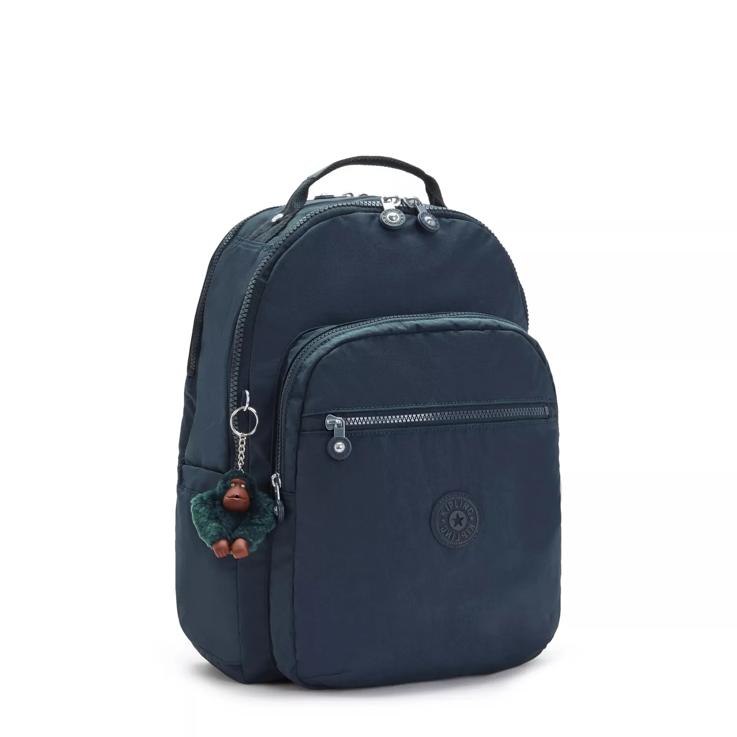 Kipling Seoul Lap rugzak True Blue Tonal groot 15 inch laptop