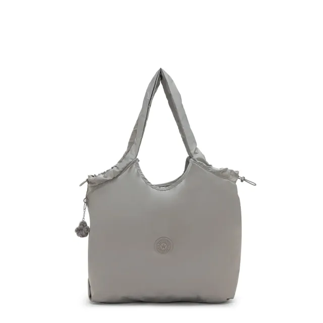 Kipling Assie L schoudertas Entirely Grey groot A4