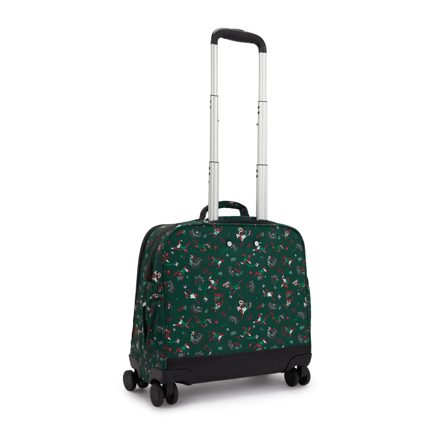 Kipling New Storia schooltas met wielen Soccer Print groot laptopvak