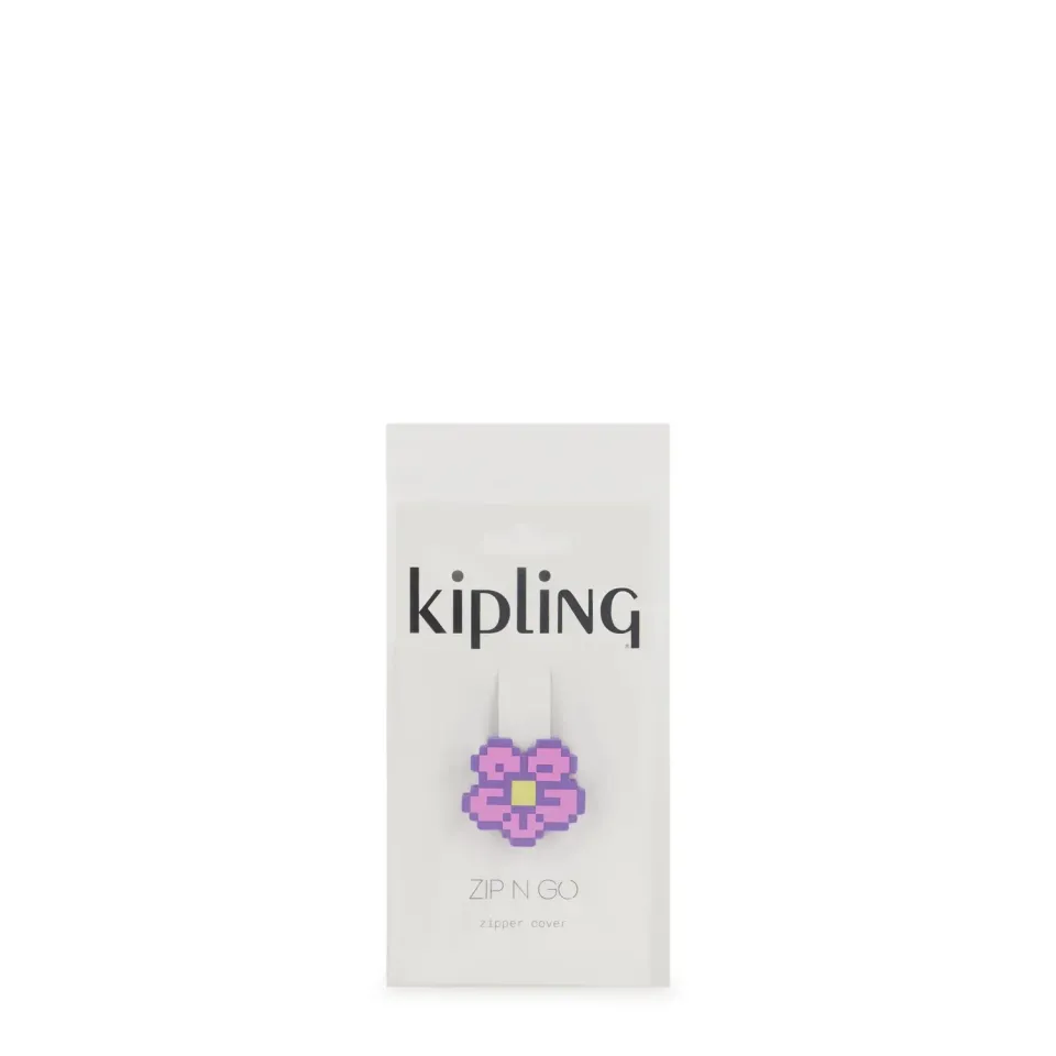 Kipling Digi Flower Puller ritstrekker Multicolor Extra klein pixel