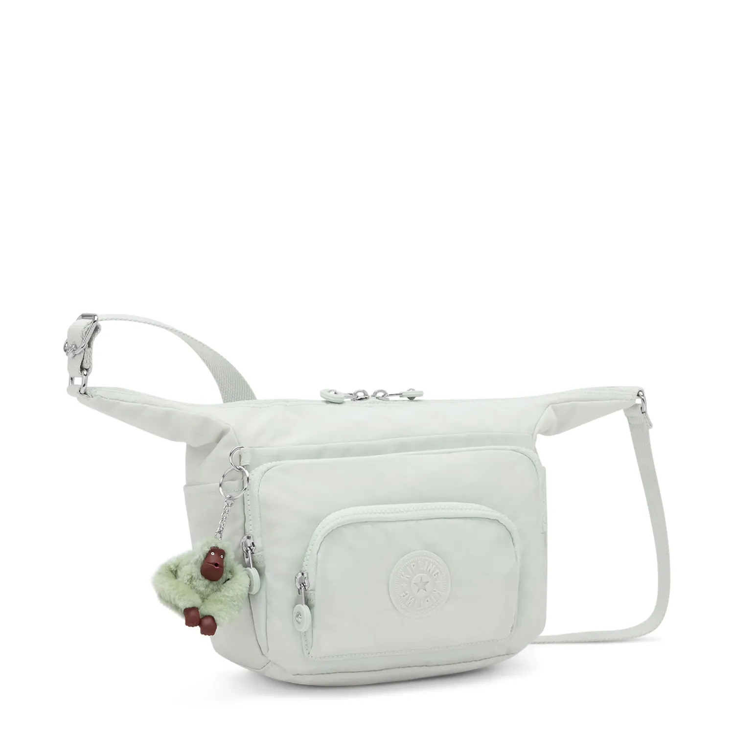 Kipling Erica S schoudertas Seaside Mint medium licht