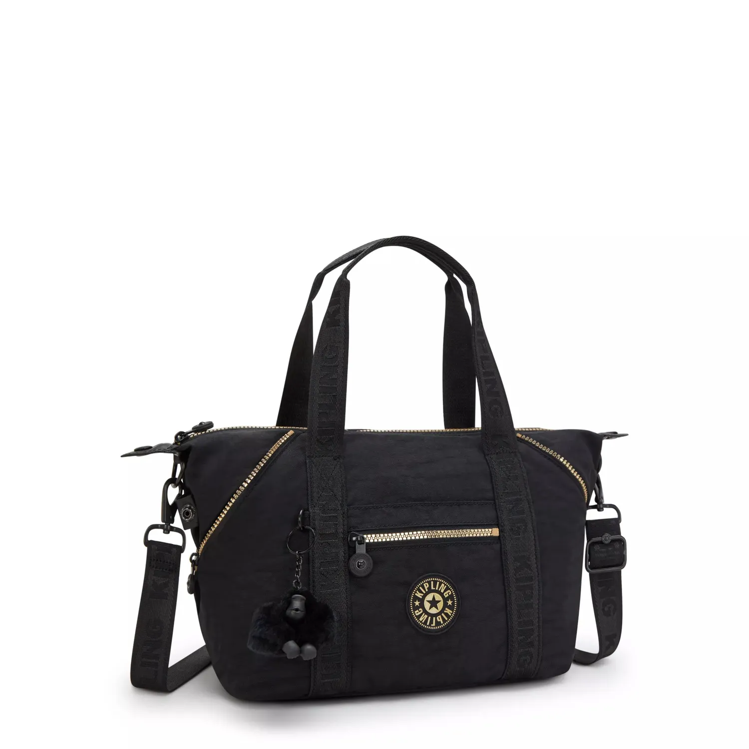 Kipling Art Mini schoudertas Glorious Gold klein verstelbaar