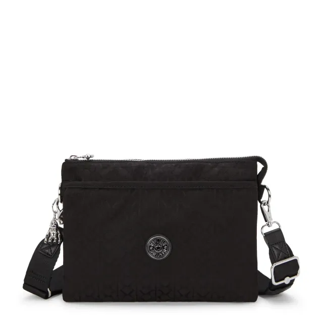Kipling Riri L schoudertasje Noir Sign Jq medium dagelijks
