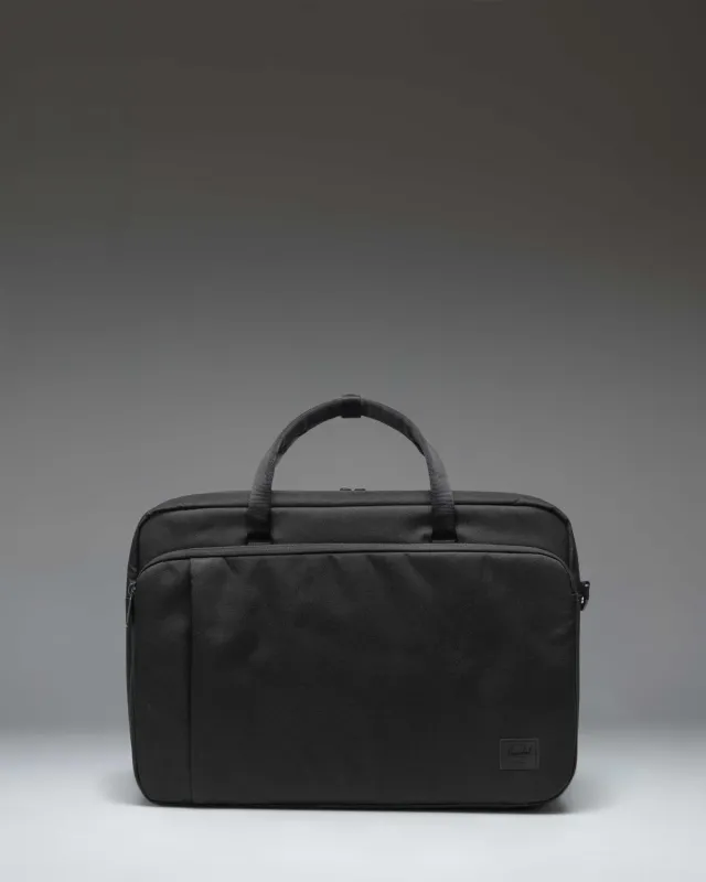 Herschel Bowen Convertible reistas Black rugdraag