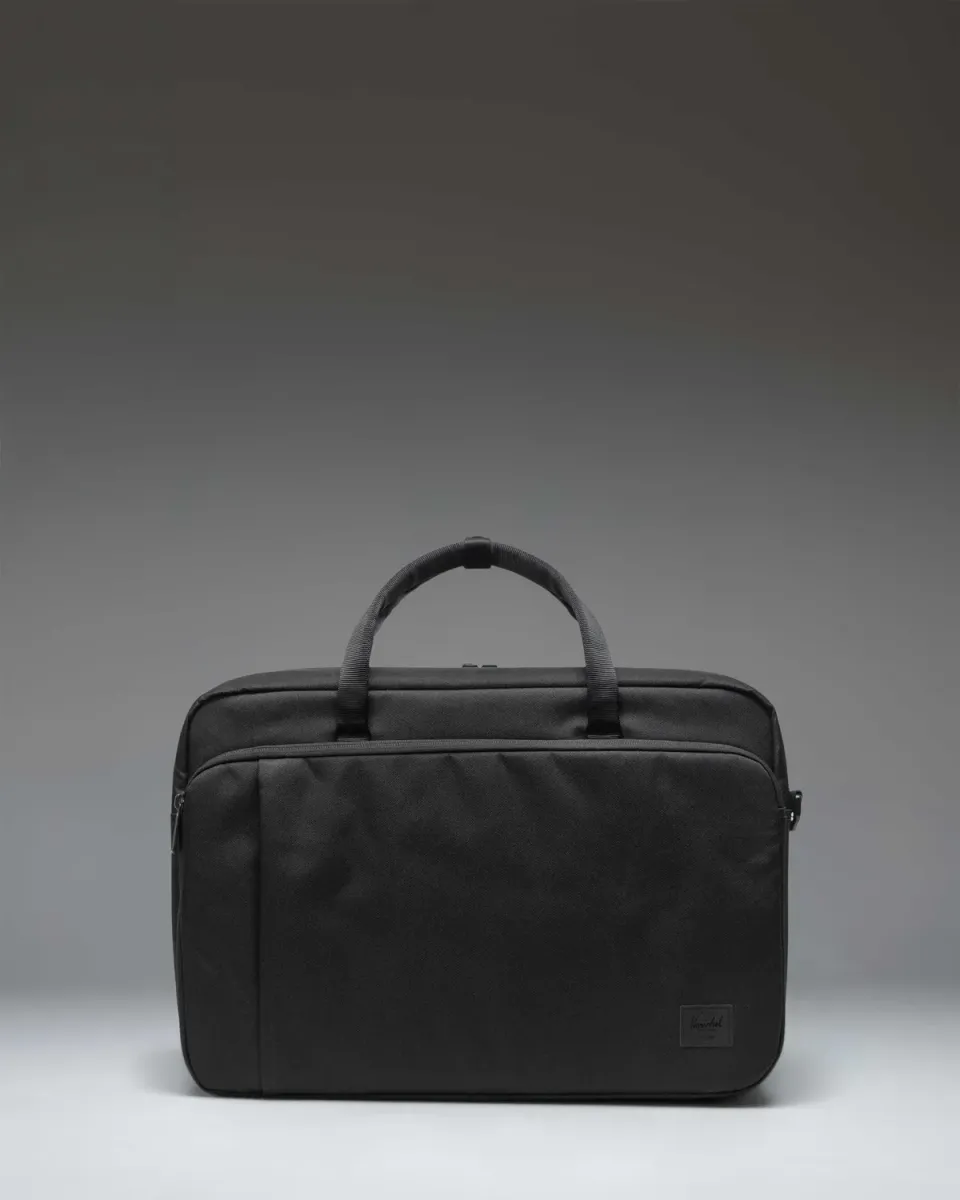 Herschel Bowen Convertible reistas Black rugdraag