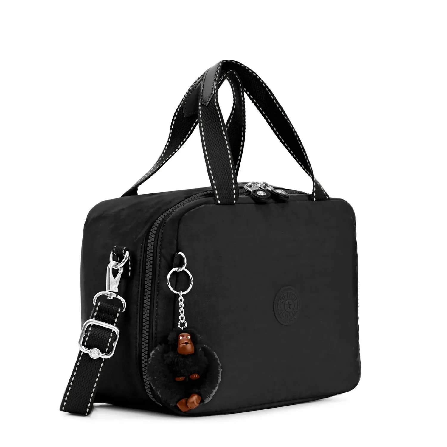Kipling Miyo lunchtas True Black groot geïsoleerd