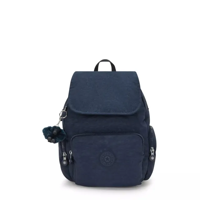 Kipling City Zip S rugzak Blue Bleu 2 klein met veel vakken