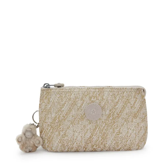 Kipling Creativity L beurs Groot Brush of Gold nylon