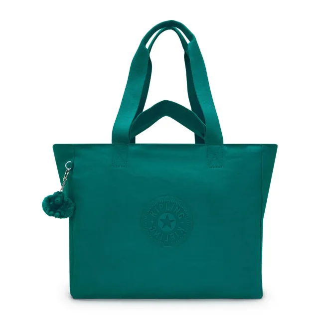 Kipling Naomi strandtas Outspoken Green Groot licht