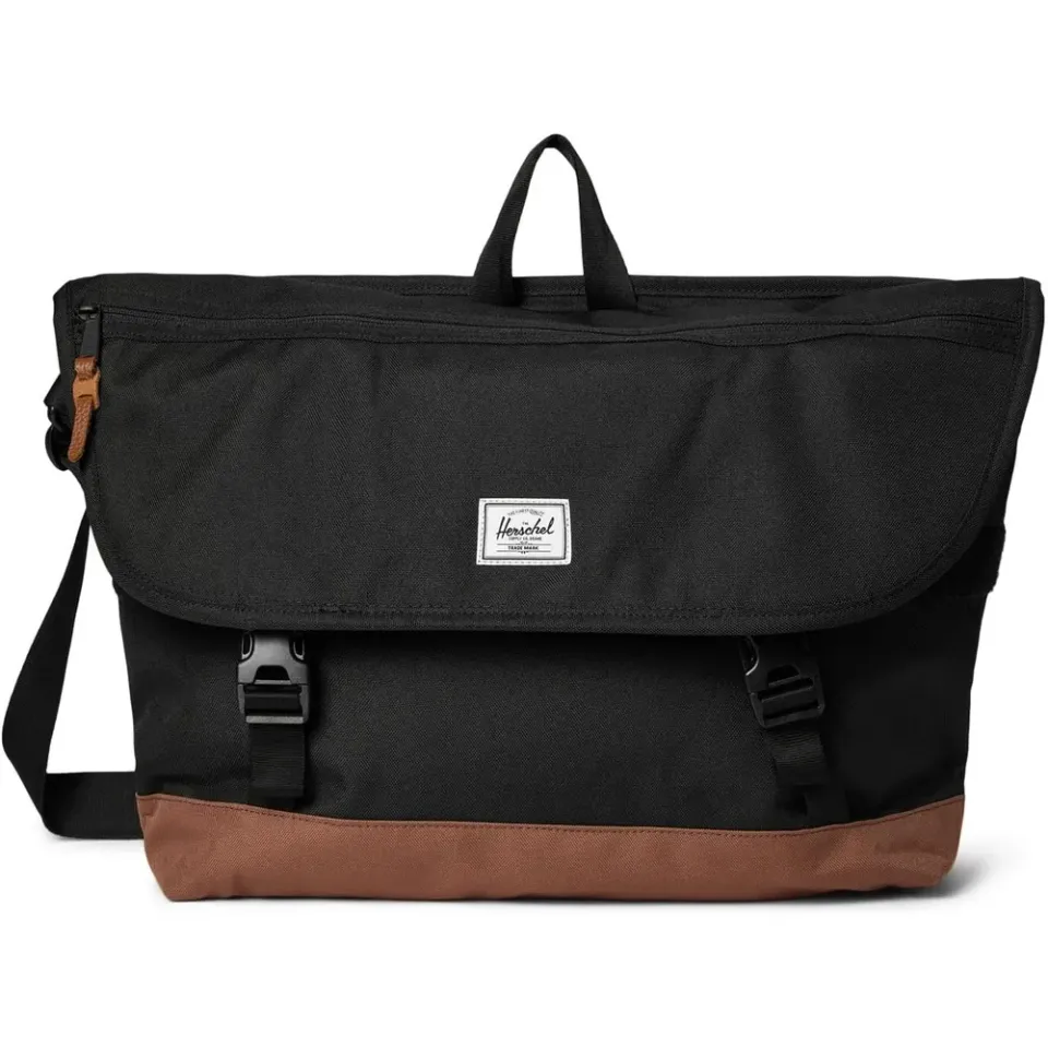 Herschel Cove messenger tas zwart bruin