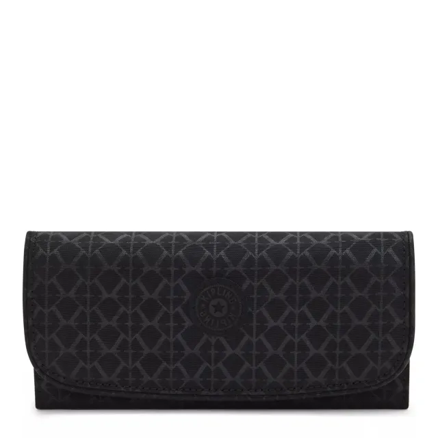 Kipling Money Land portemonnee Groot Signature Emb RFID