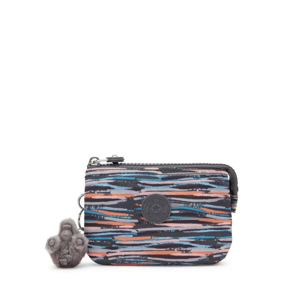 Kipling Creativity S portemonnee Mineral Stripes klein licht