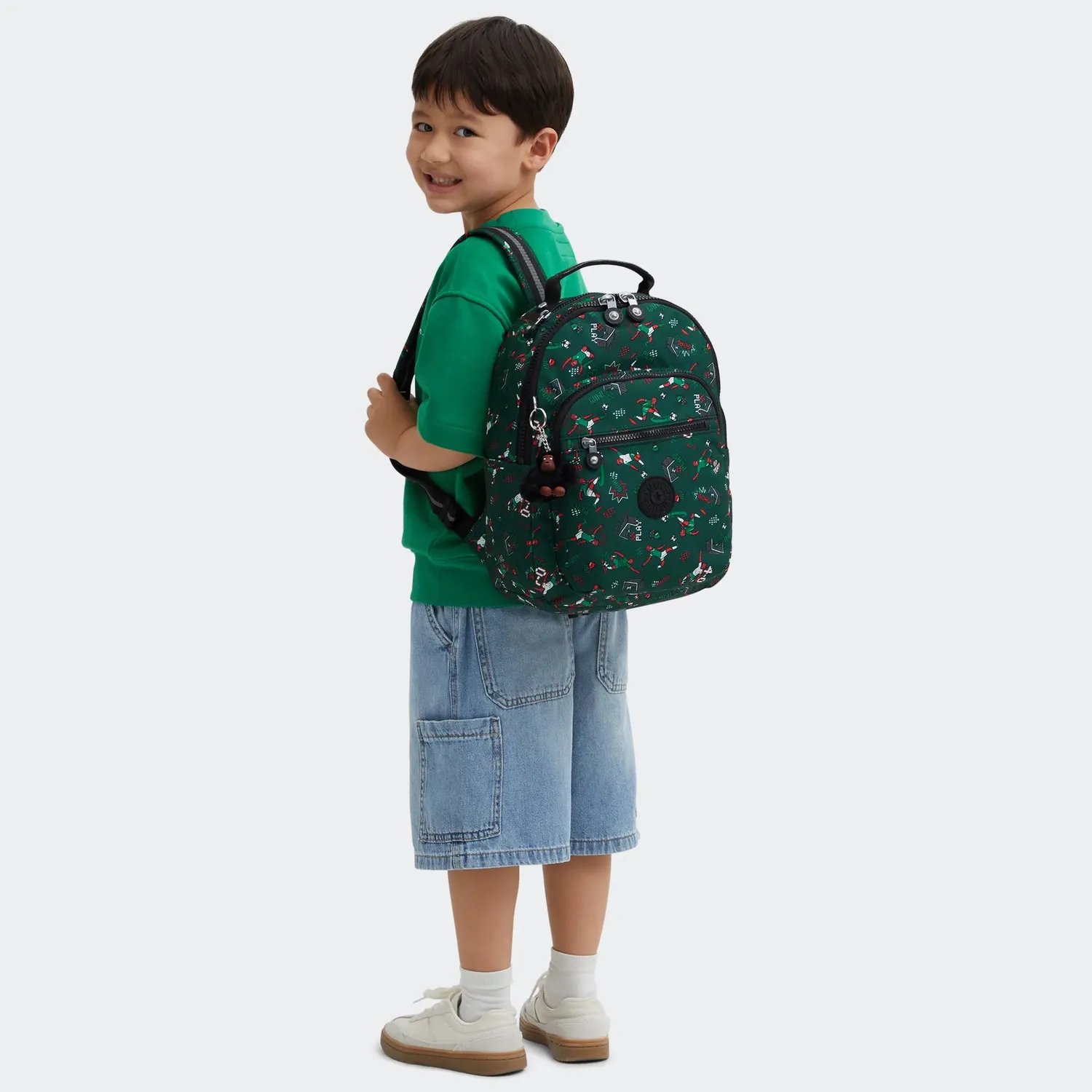 Kipling Seoul S kleine rugzak Soccer Print 11 inch