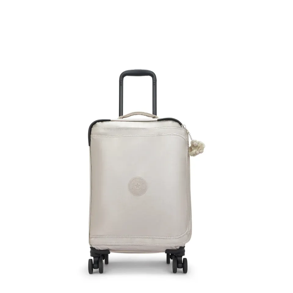 Kipling Spontaneous S koffer Klein Metallic Glow glans