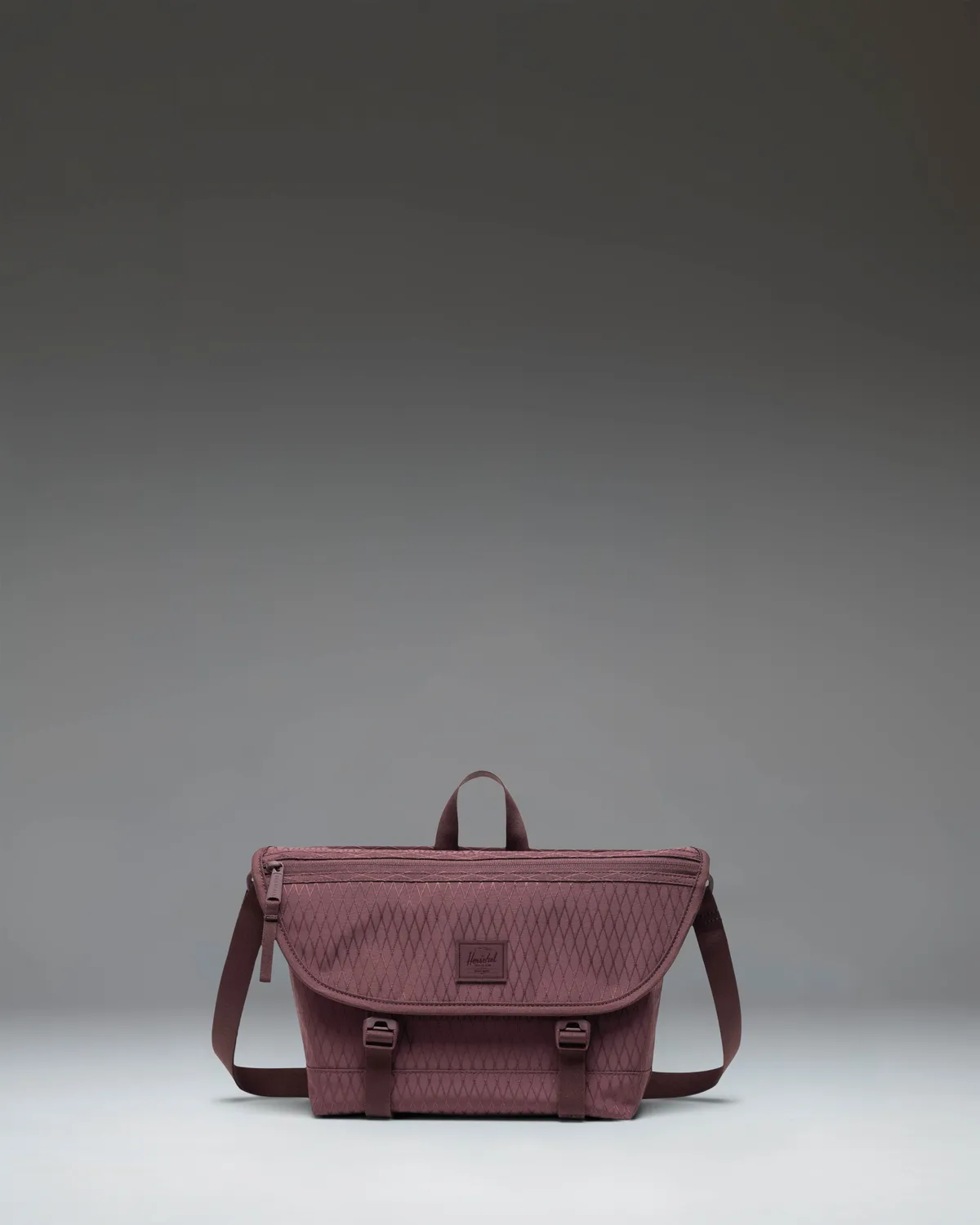 Herschel Cove Messenger Small schoudertas raven crosshatch