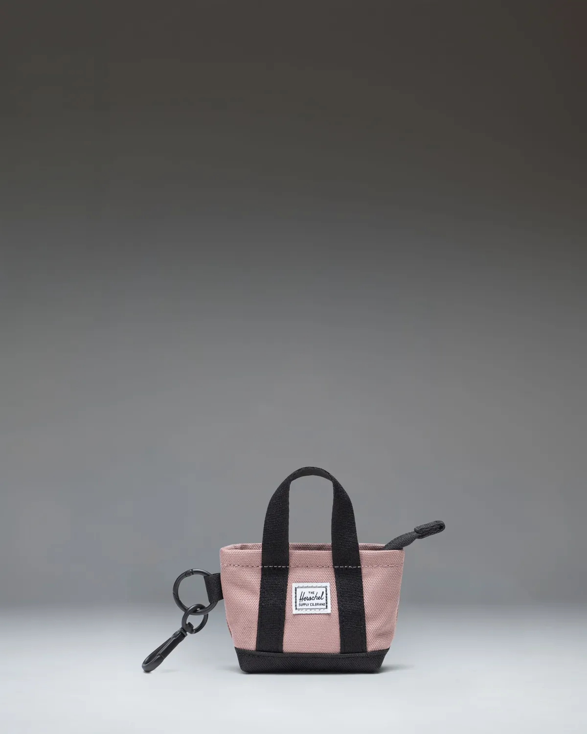 Herschel Heritage Tote Bag Charm tasbedel Zwart mini