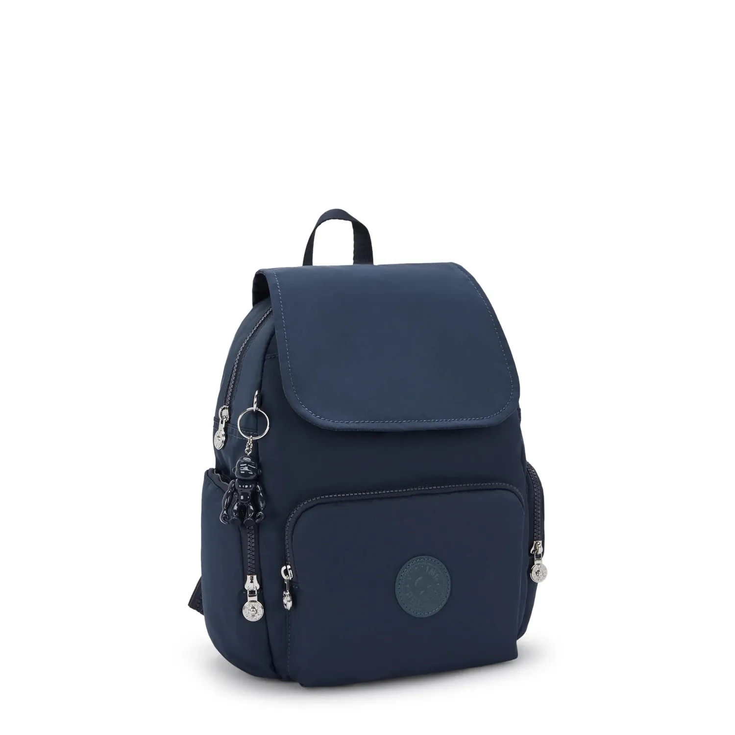 Kipling City Zip S rugzak klein Infinite Blue met ritsvakken