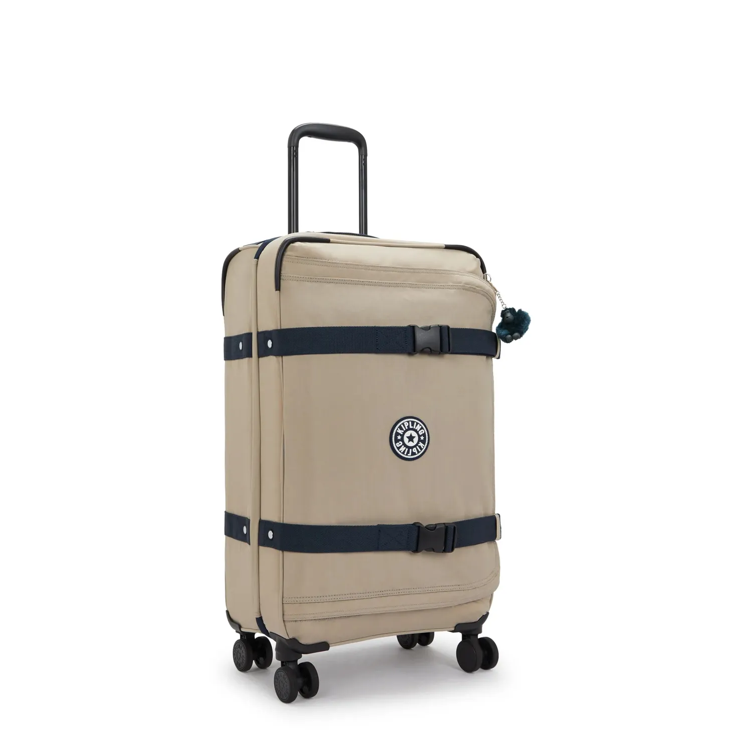 Kipling Spontaneous M koffer Medium Soft Taupe TSA-slot