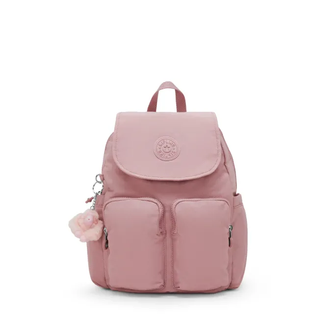 Kipling City Pocket S rugzak Smoky Blush Klein klepvak
