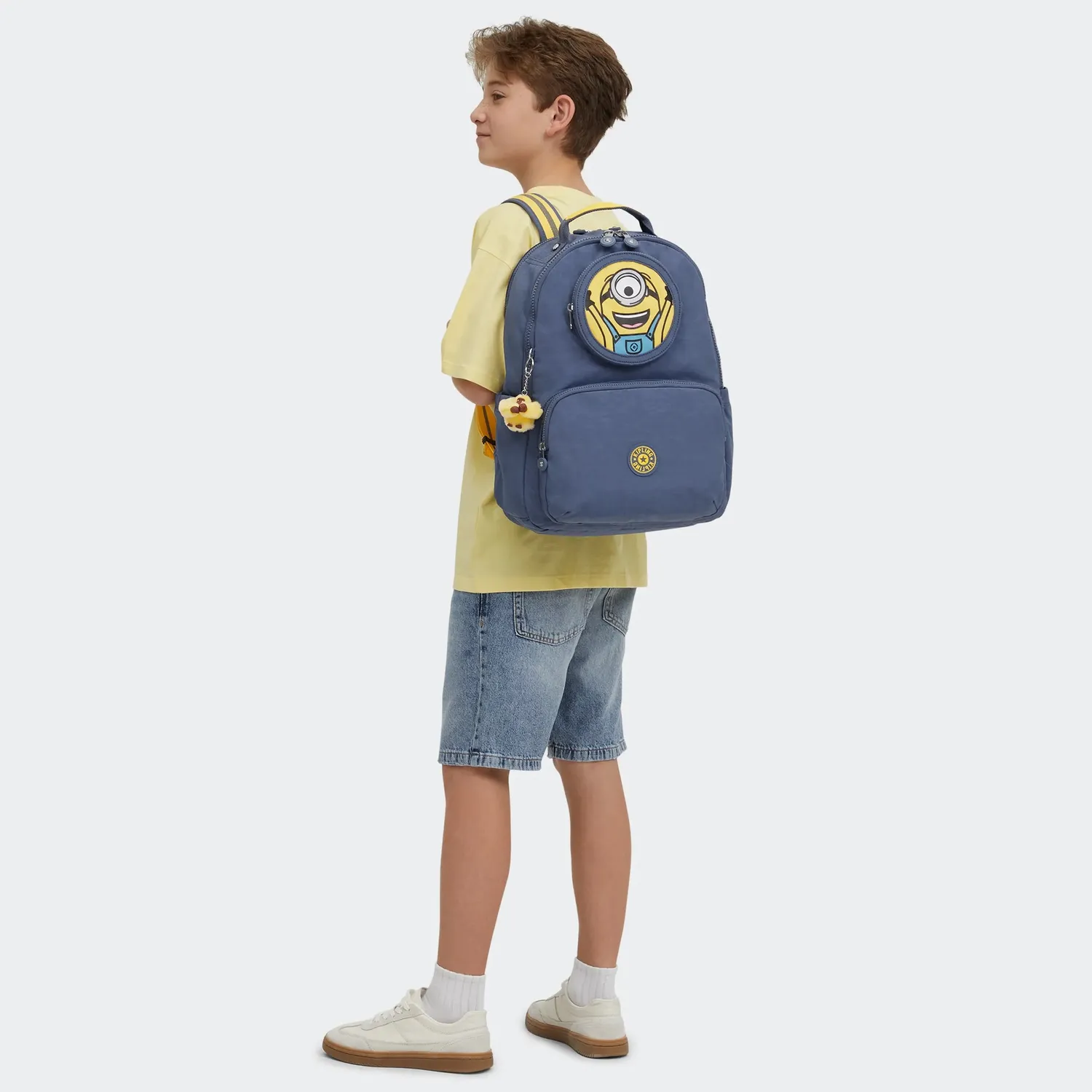 Kipling Seoul Lap Window rugzak Dungaree Blue Groot 17 inch