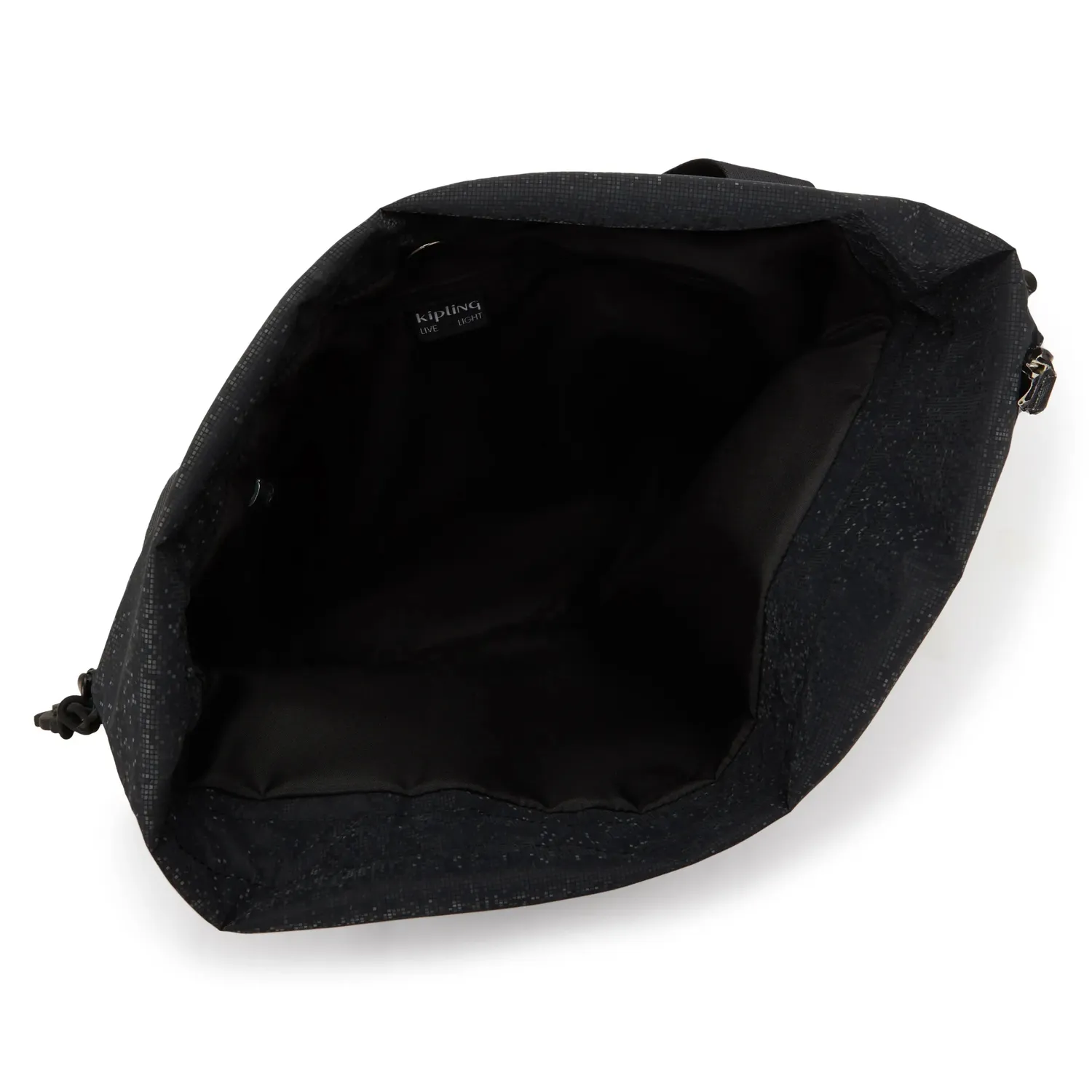 Kipling Elmar Medium shopper Shiny Pixel A4 koordsluiting