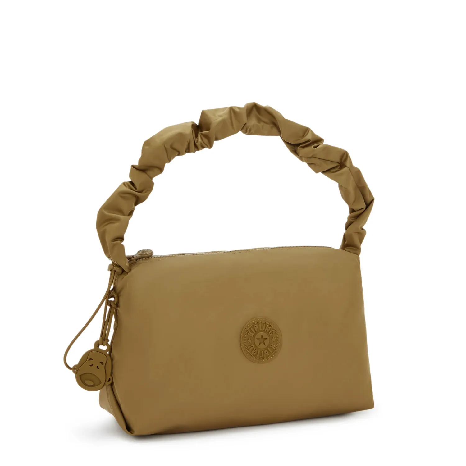 Kipling Eleni M schoudertas Goldish Brown medium bruin