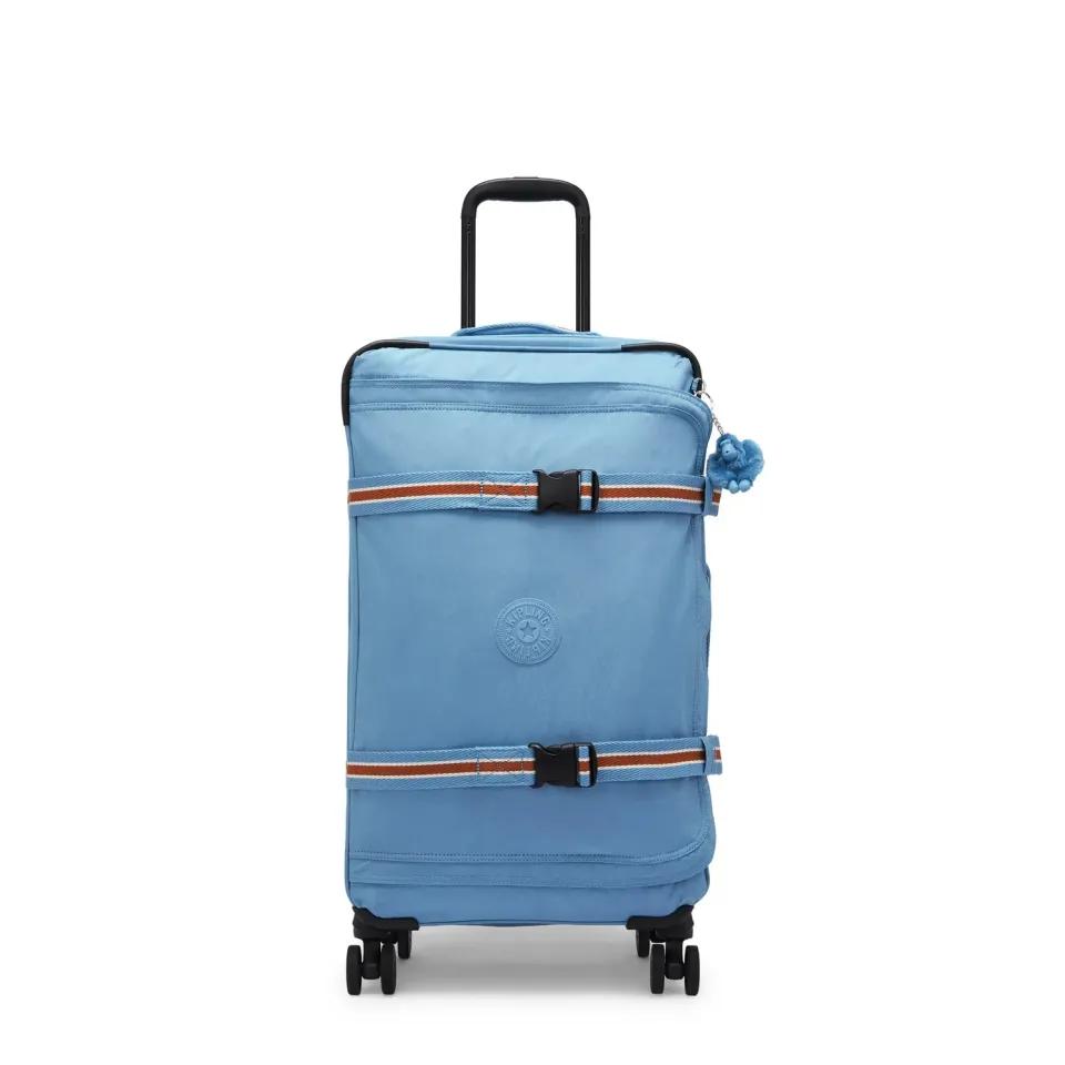 Kipling Spontaneous M koffer Medium Vintage Blue reiskoffer