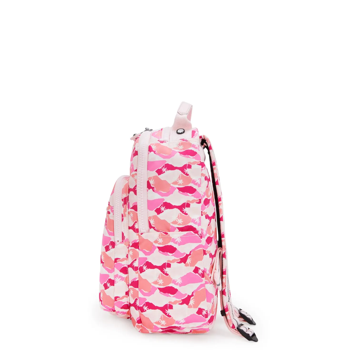 Kipling Seoul S rugzak Klein Pink Palm 11 inch