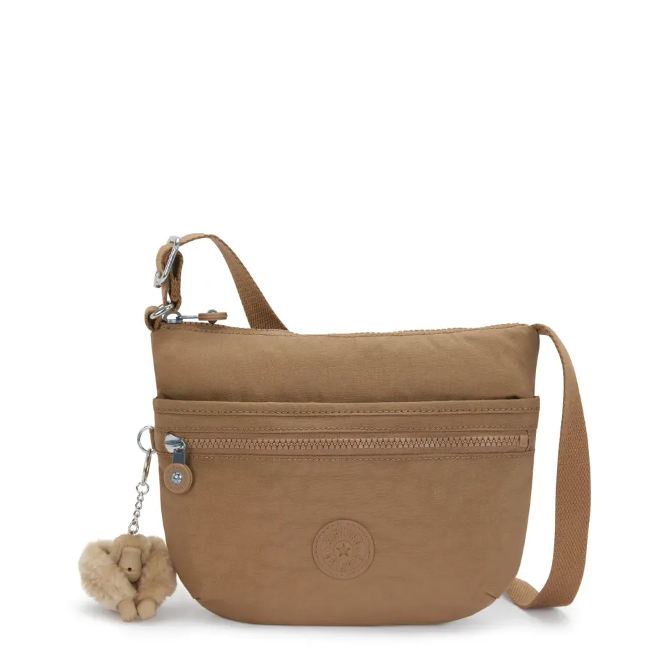 Kipling Arto S schoudertas Early Tan klein licht