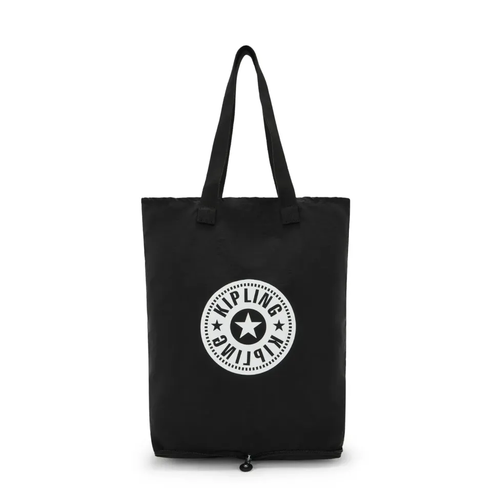 Kipling Hip Hurray 5 shopper Black Hip medium opvouwbaar
