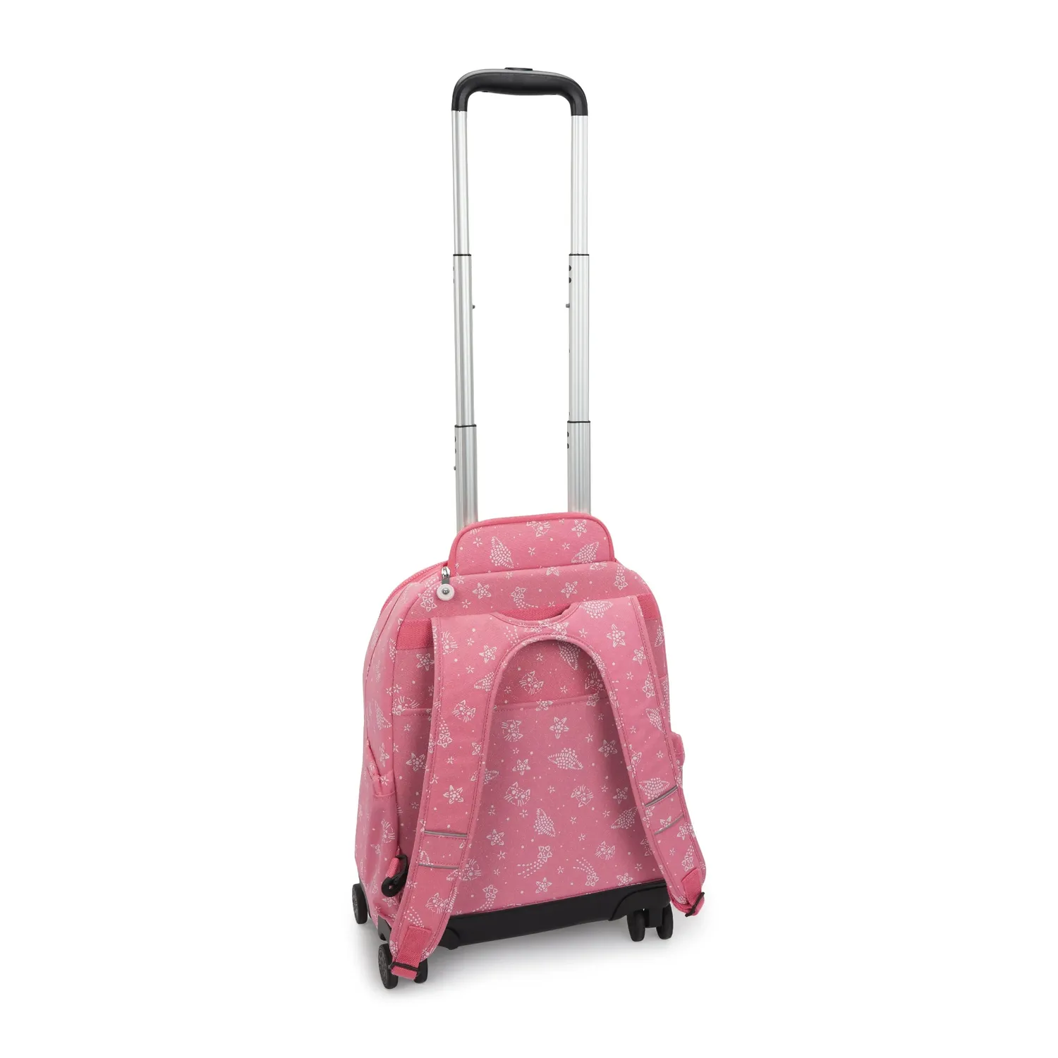 Kipling New Zea rugzak Glitter Cats groot met wielen