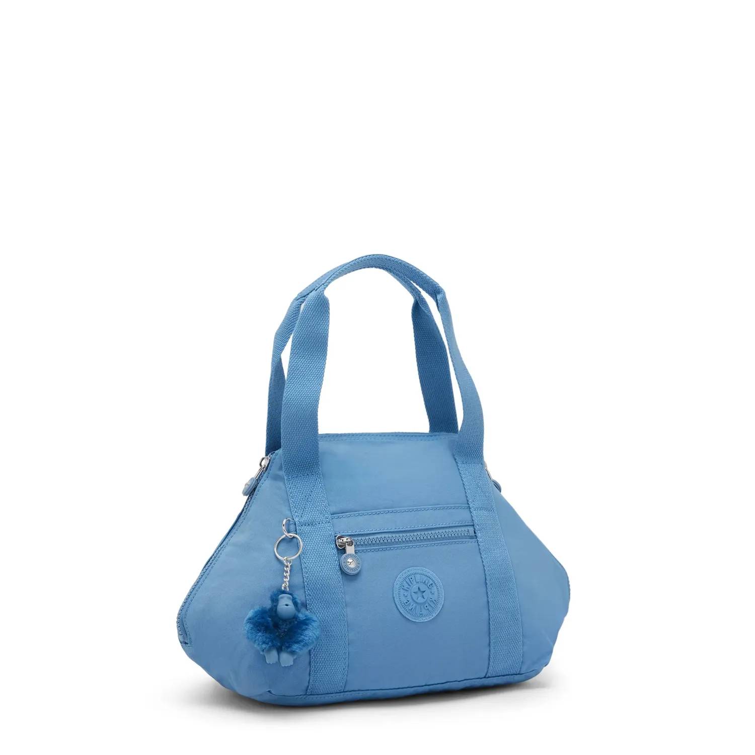 Kipling Art Mini schoudertas Vintage Blue Klein handgrepen