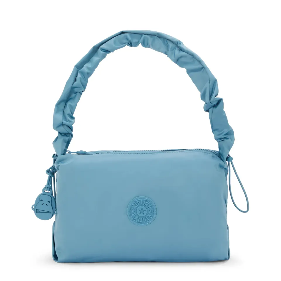 Kipling Eleni M schoudertas Sounds Blue medium blauw