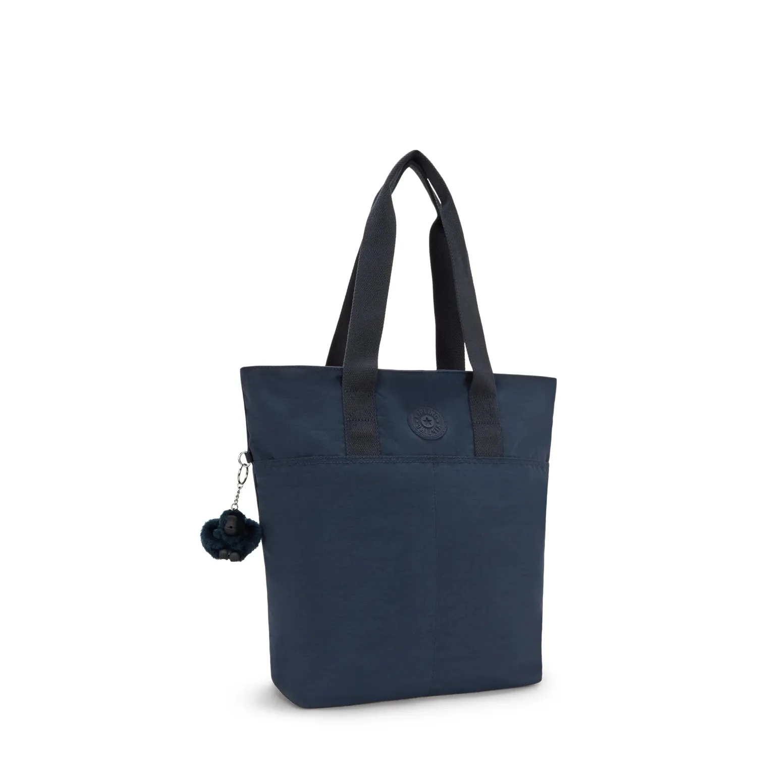 Kipling Hanifa schoudertas Groot Blue Bleu 2 laptopvak
