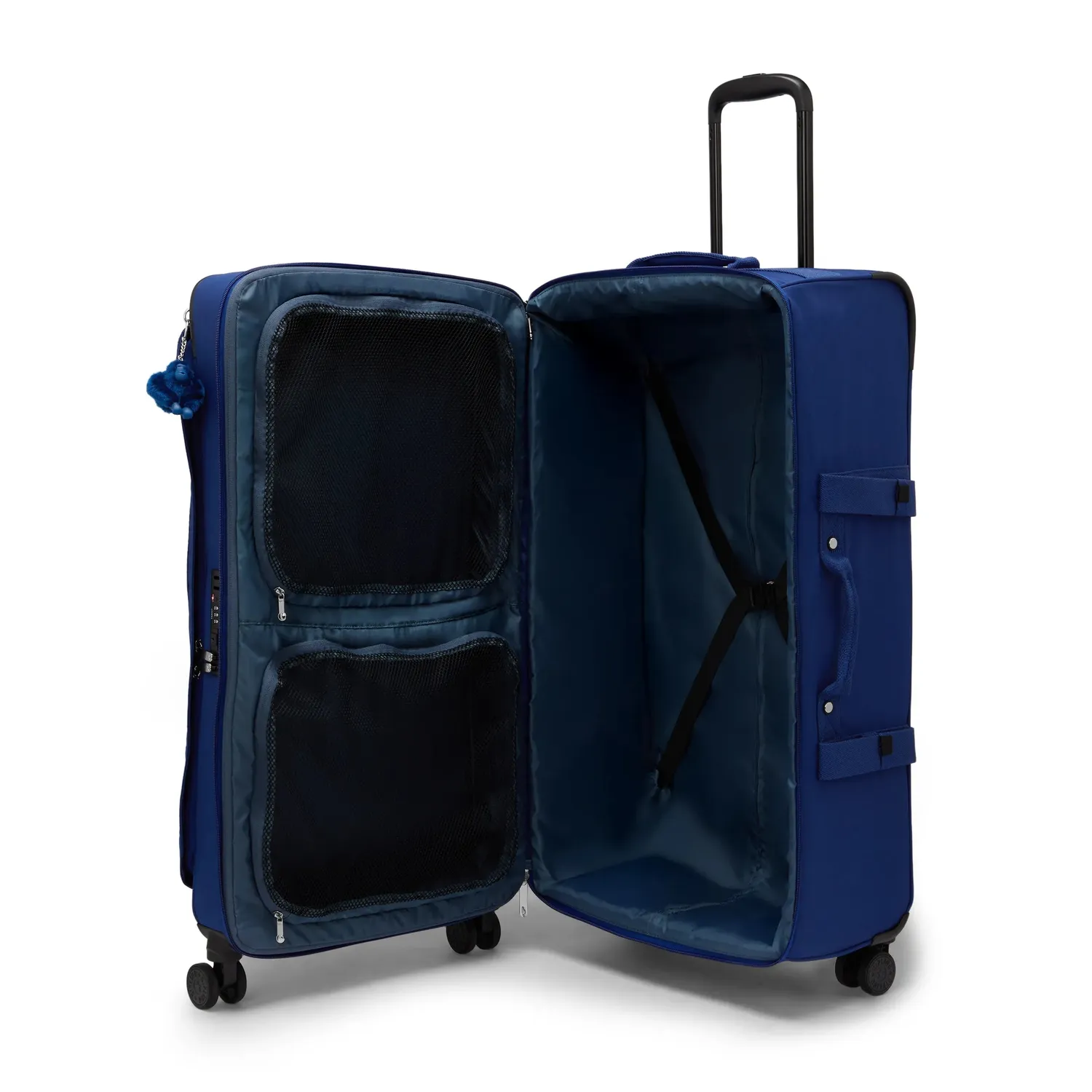 Kipling Spontaneous L koffer Groot Diamond Wave Emboss 4 wielen
