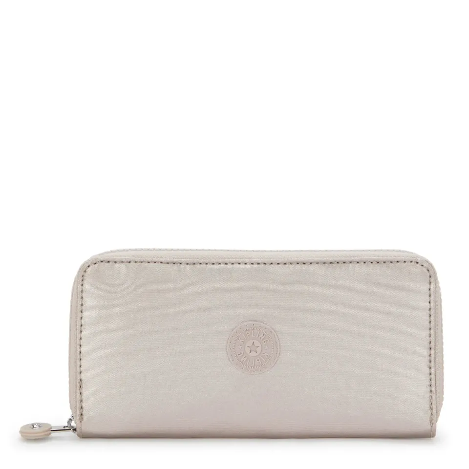 Kipling Money World portemonnee Metallic Glow groot metallic