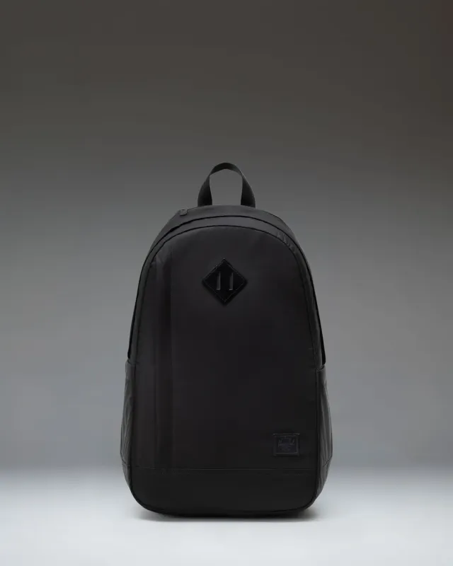 Herschel Seymour Premium Classic rugzak zwart leer