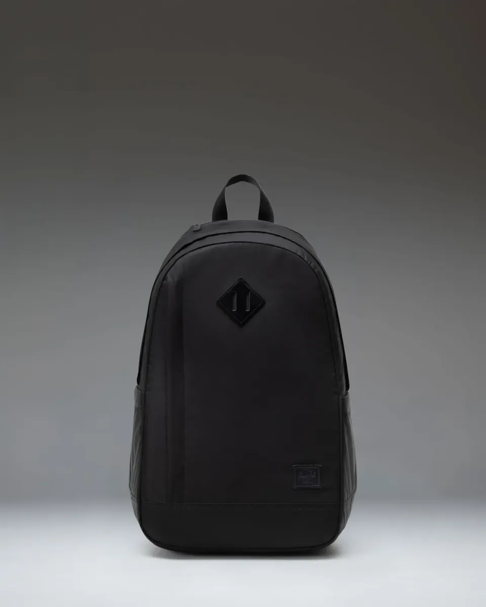 Herschel Seymour Premium Classic rugzak zwart leer