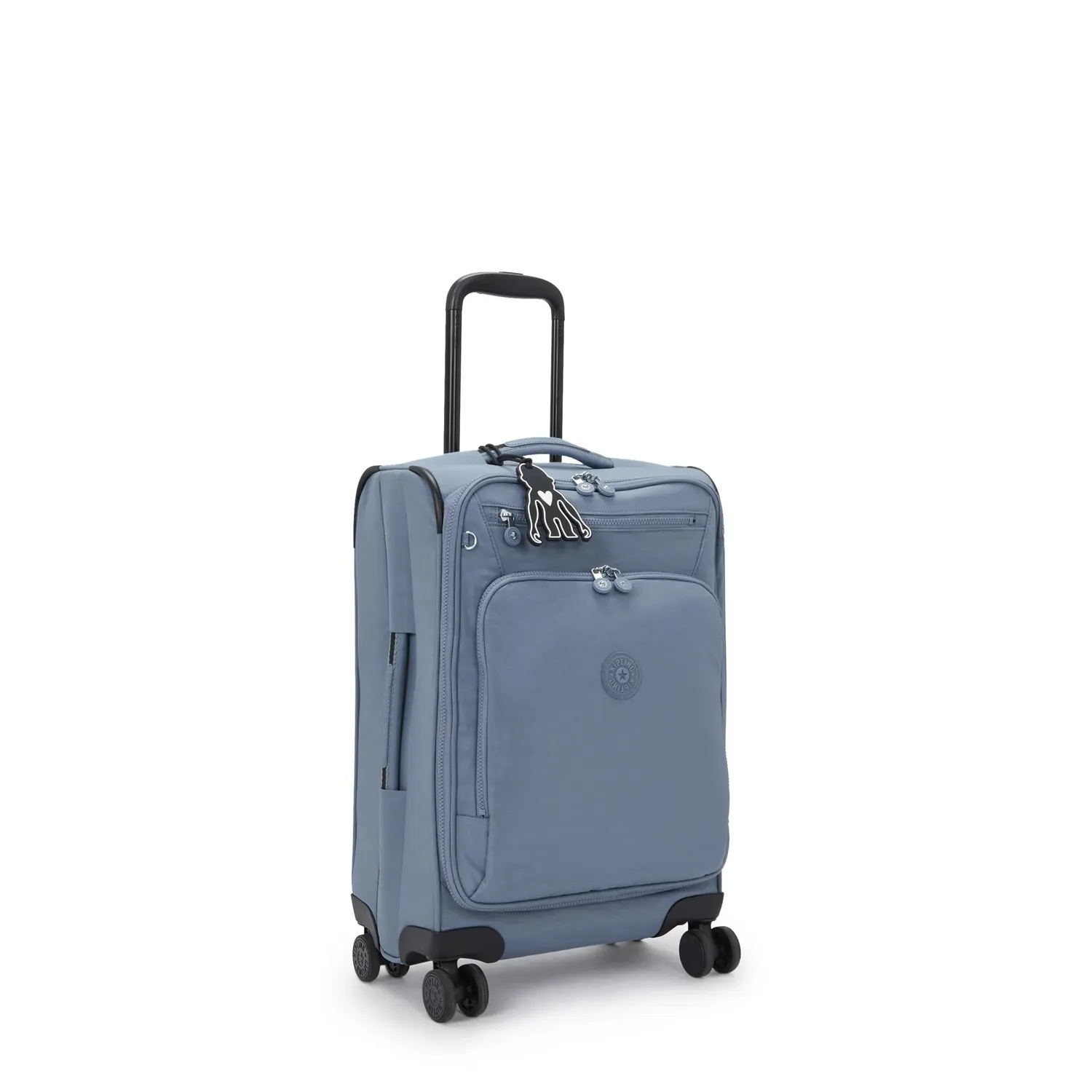 Kipling New Youri Spin S koffer Blue Stone klein handbagage