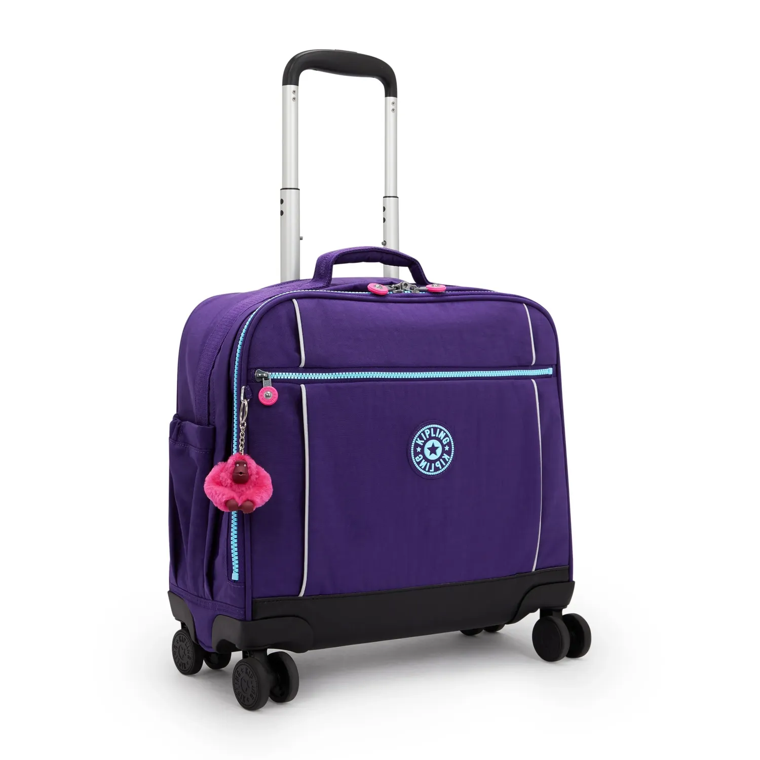 Kipling New Storia trolley VIP Purple Groot met laptopvak